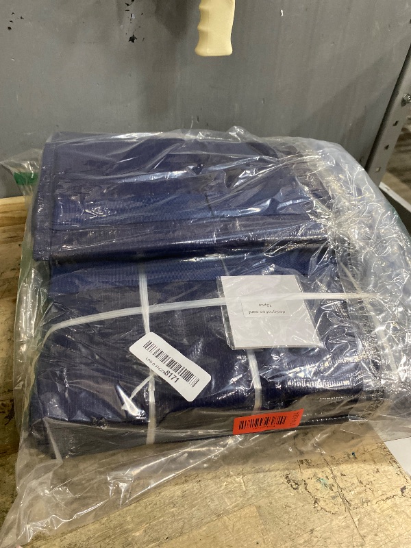 Photo 1 of 12 Pack Extra Heavy Duty Large Moving Bags with Strong Zipper & Comfortable Handles, Sturdy & Durable Clothes Storage Bags Totes Bins, Packing Moving Boxes for College Supplies, Dark Blue