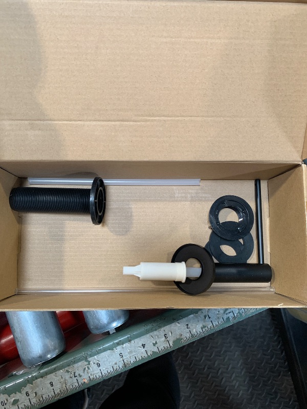 Photo 1 of ***MISSING ASSEMBLY PIECES*** TYESTAND SD-80 All Brass Sink Soap Dispenser for Kitchen Sink Copper Pump Built in Dish Soap Dispenser with 17.6 oz(520ml) Bottle and 59"(1.5m) Extension Tube Kit (Matte Black)