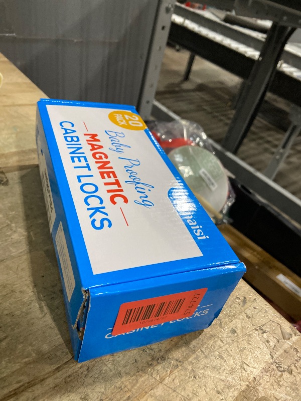 Photo 1 of 20 Pack Magnetic Cabinet Locks Baby Proofing - Vmaisi Children Proof Cupboard Drawers Latches - Adhesive Easy Installation