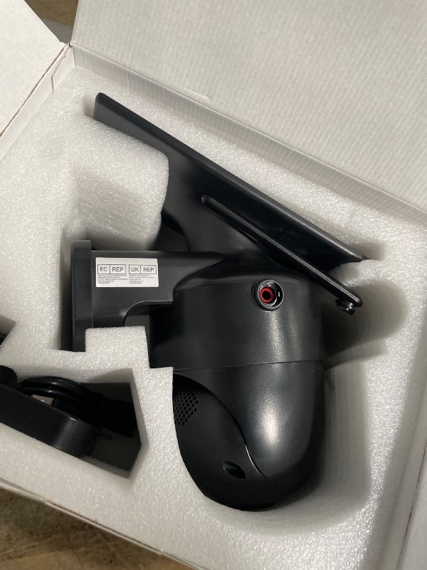 Photo 1 of **BROKEN CAMERA LEG** COOAU Solar Security Cameras Wireless Outdoor – Low-Light Rechargeable??, Easy to Install, 2K 360° Camera for Home Security, Surveillance Cam with AI Smart Detection, Color Night Vision, IP66, Alexa