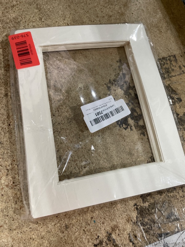 Photo 1 of 18 Pack Picture Mats, 8x10 for 6x8 Picture Frame Mats, Acid Free Core Bevel Cut Picture Frame Mattes for Photos Artworks Prints (White)