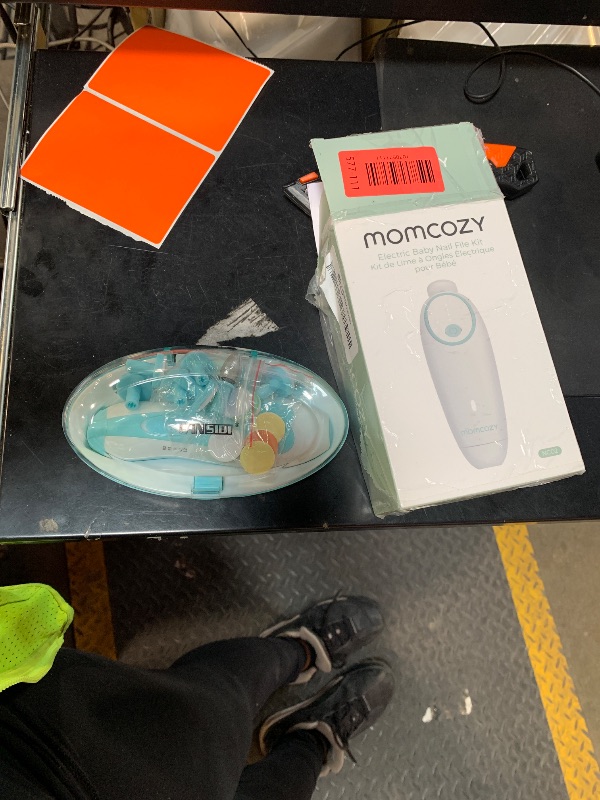 Photo 1 of **PACKAGING BOX INCORRECT /ITEM INSIDE IS CORRECT** FANSIDI Baby Nail Trimmer Electric – Easy & Safe Baby Nail File Kit, Quiet LED Light, Multiple Speeds & Pads for Newborns, Infants, Toddlers & Adults, Perfect Baby Shower Gift