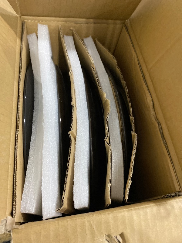 Photo 1 of *ONLY 9 PIECES INCLUDED* LERATIO Ceramic Dinnerware Sets,Handcraft Embossed Stoneware Plates and Bowls Sets,Highly Chip and Crack Resistant | Dishwasher & Microwave & Oven Safe Dishes set,Service for 4 (12pc)-Green