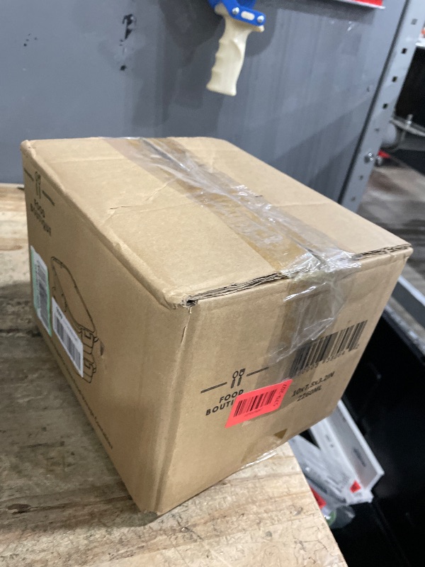 Photo 1 of ** CHECK COMMENTS**   FOOD BOUTIQUE - 10 Cups Large Glass Food Storage Container with Lid set