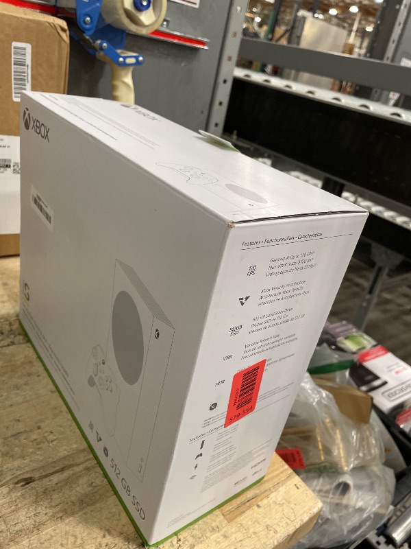 Photo 1 of ** PARTS ONLY **     Xbox Series S - All Digital Gaming Console - 512GB SSD - Includes Wireless Controller - 120FPS (Renewed Premium)   
**MAY NEED FACTORY RESET**