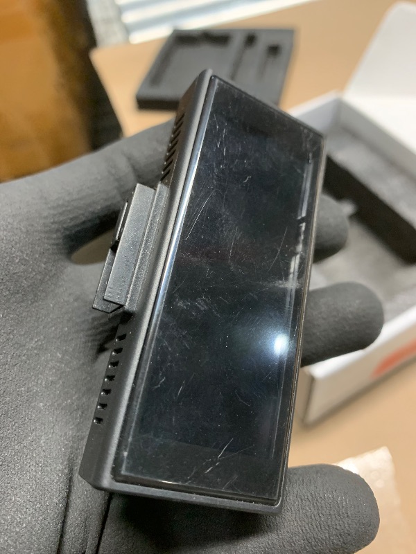 Photo 1 of ***CAMERA ONLY, USED AND SCRATCHED, UNTESTED, NO POWER CORD*** FEISIKE Handlebar Bike Mirror, Bicycle Rear View Camera with 4.3'' HD Night Vision Function, 145° Wide Angle View, Adjustable Rotatable Bracket, Compatible with Bicycle, Mountain, Road Bike