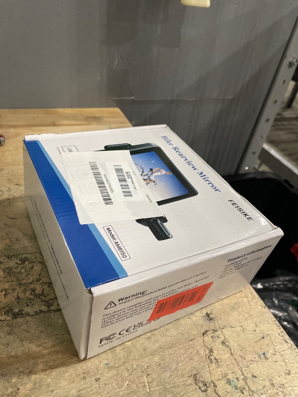 Photo 1 of ***CAMERA ONLY, USED AND SCRATCHED, UNTESTED, NO POWER CORD*** FEISIKE Handlebar Bike Mirror, Bicycle Rear View Camera with 4.3'' HD Night Vision Function, 145° Wide Angle View, Adjustable Rotatable Bracket, Compatible with Bicycle, Mountain, Road Bike