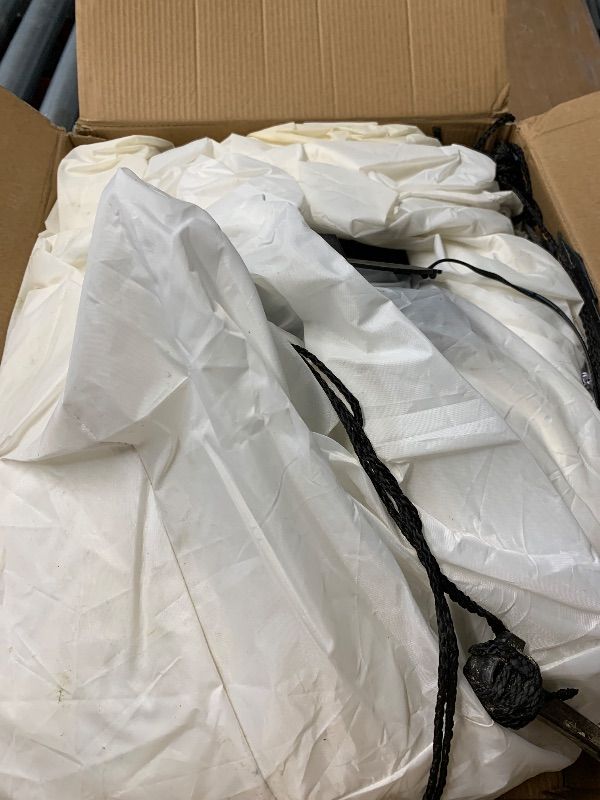 Photo 1 of (HEAVILY USED) 14 Ft by 7.5 Ft Large Christmas Inflatables Snowman Outdoor Decorations Build-in Rotating Colorful Light, Huge Snowman Inflatable with Christmas Tree & Hat Blow Up Yard Decor for Lawn Garden Outside