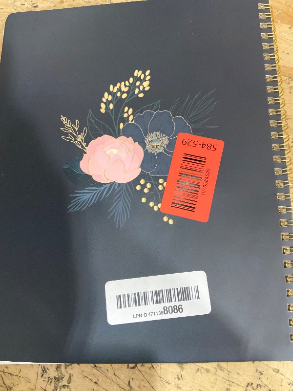 Photo 1 of 2026 Planner - Planner 2026, January 2026 - December 2026, Weekly & Monthly Spreads, 9'' x 11", 2026 Calendar Planner, Monthly Tabs, Twin-wire Binding, Back Pocket, Holidays