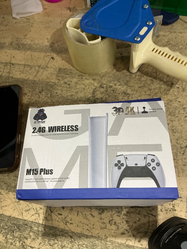 Photo 1 of 2026 New Retro Gaming Console, Retro Gaming Stick with 20,000+ Classic Game and 23 Game Emulators, Plug & Play 4K HDMI Output Game Console Stick with Dual 2.4G Controllers (64GB) for Christmas gifts