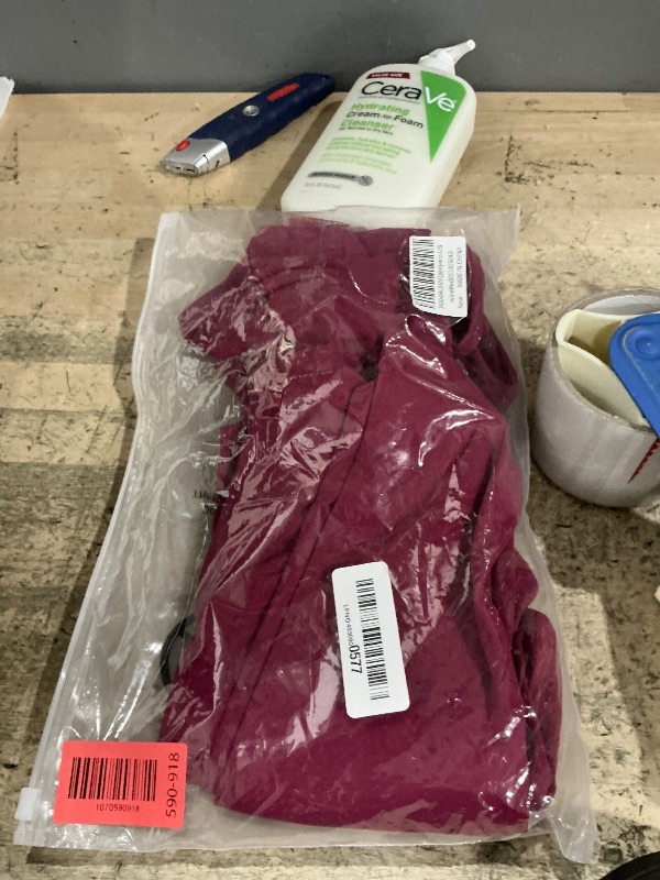 Photo 1 of 2 Piece Workout Sets for Women Spaghetti Strap Racerback Tank Tops Matching High Waist Tummy Control Leggings Set Womens Two Piece Athletic Set Gym Wear Active Yoga Pilates Outfits Burgundy XS