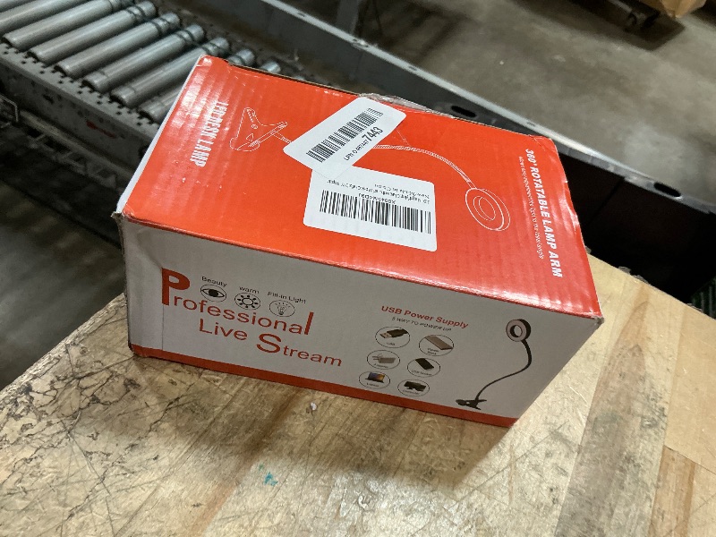 Photo 1 of 10X Magnifying Glass with Light, Clip on Mganifier with Light, 48 LED Desk Magnifying Glass wtih Clamp, 3 Modes Dimmable Magnifying LED Lamps for Bed Work Crafts DIY Repair