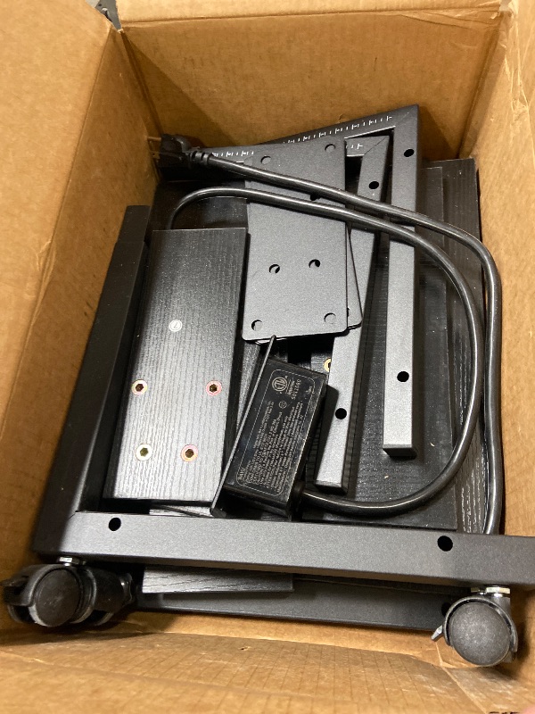 Photo 1 of ***MISSING PARTS***
Eyre Computer Tower Stand - Adjustable PC Tower Stand CPU Holder Cart with Charging Station for Office Home Classroom,23.03"-28.3" H, black