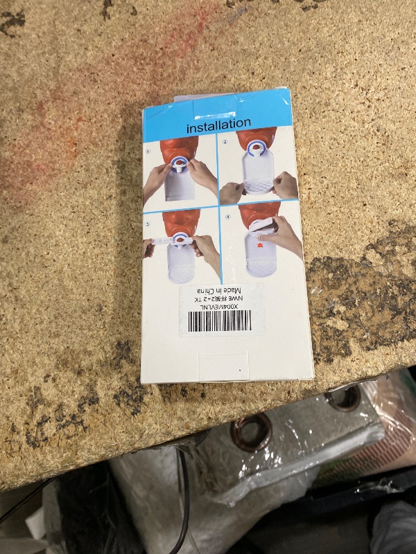 Photo 1 of [2 Pack] Laundry Detergent Dispenser Cup Holder & Nozzle Force-Saving Switch, Soap Dispenser,Drip Catcher, for Laundry Room Organization and Storage