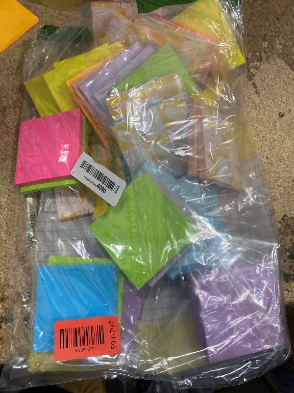 Photo 1 of (36 Pack) Sticky Notes 3x3 in Post, 9 Bright Colors Self-Stick Note Pads it, Strong Adhesive, Easy to Post for Home, Office, Notebook