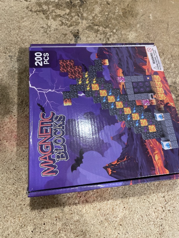 Photo 1 of 200PCS Magnetic Building Blocks for Kids, STEM Educational Magnet Stacking Toys for Age 3-5 4-8 8-12, Sensory Play Montessori Toys for Boys and Girls, Creative Construction Gift Ideas for Children