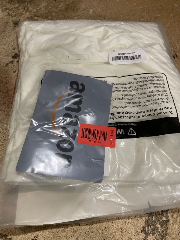 Photo 1 of 10 ft x 8 ft Wrinkle Free Ivory Backdrop Curtain for Wedding Parties, Polyester Ivory Photo Backdrop Drapes 2 Panels 5x8ft for Baby Shower Photoshoot Engagement Birthday Party Photography Background