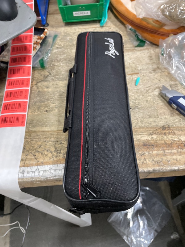 Photo 1 of ****************missing the neck, not complete***************
POGOLAB Flutes, Closed Hole C 16 Keys Flute Instrument, Student Flute for Beginner School Orchestra Band, with Cleaning Kit, Carry Bag, Strap, Probe Rod, Gloves (Sky Blue)