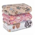 Photo 1 of 1 Pack 3 Blankets Super Soft Fluffy Premium Fleece Pet Blanket Flannel Throw for Dog Puppy Cat (23x16 inch)