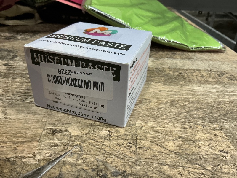 Photo 1 of 1DFAUL 6.35 oz Exhibits Fixing Gel for Museum, Removable Clear Museum Paste Putty Wax, Reusable & No Residue, Fixed Collection Artifacts and Decorations to Prevent Vibration, Falling