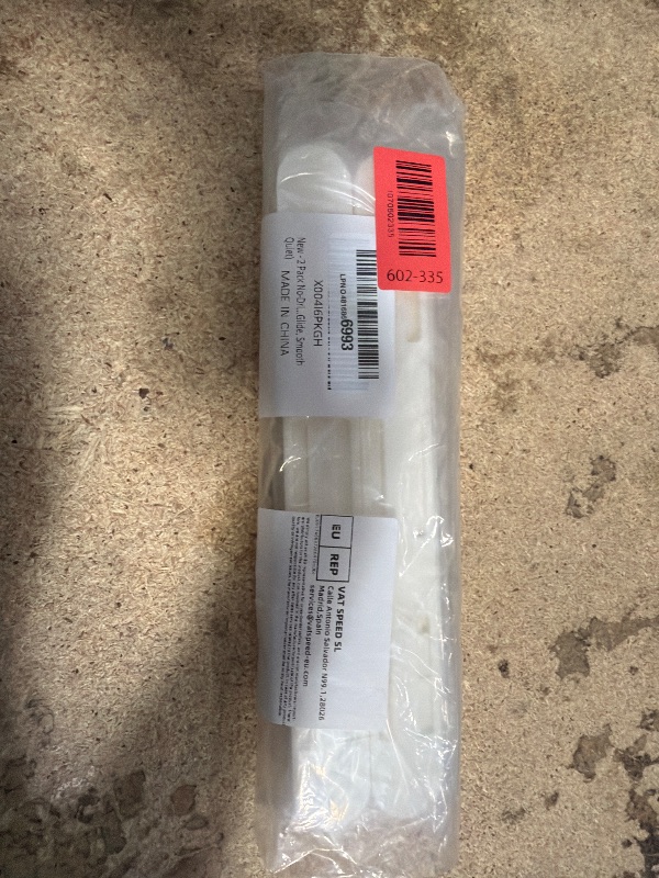 Photo 1 of 2 Pairs of No-Drill Silent Drawer Slides, Excluding Storage Box.Heavy Duty Kitchen Cabinet Pull Out Tracks, Installation Adjustable Storage Organizer for Wardrobe, Bathroom, Pantry