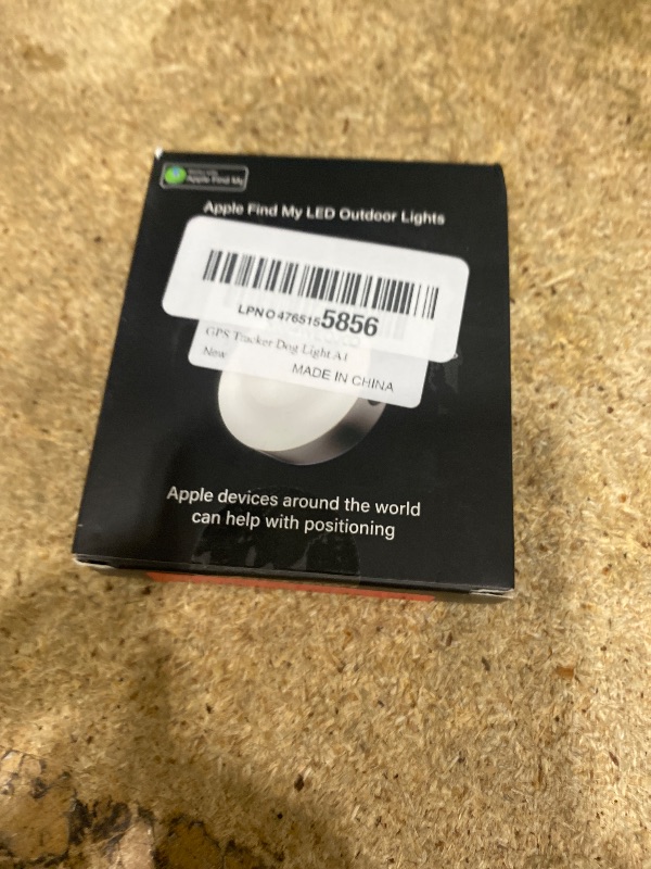 Photo 1 of 2-in-1 GPS Tracker Dog Light | Smart Tracking Pet LED Light for iOS Only | IP68 Waterproof | 6 Modes Dog Collar Light for Night Walking, Camping | Works with Apple Find My, No Subscription