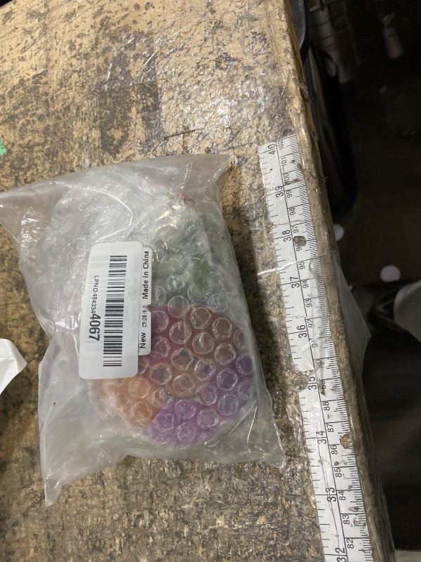 Photo 1 of 1.1LB Iridescent Leaves Ceramics Mosaic Tiles,Making Creative 3 Size Ceramic Mosaic Pieces for DIY Craft,Flowerpots,Vases,Cups,Garden Decor Mosaic Making Supplies (Red Flowers + Green Leaves)