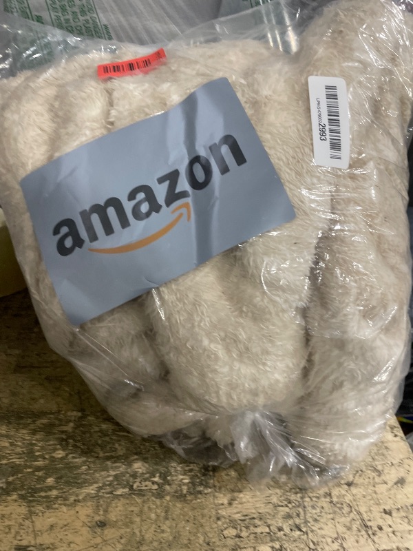 Photo 1 of ***(HEAVILY USED/ MINOR DAMAGE)***PetAmi Fluffy Waterproof Dog Blanket for Medium Large Dogs, Soft Warm Pet Sherpa Throw Pee Proof Couch Cover, Reversible Cat Bed Blanket Sofa Protector, Plush Washable Pad (Beige Cream, 40x60)