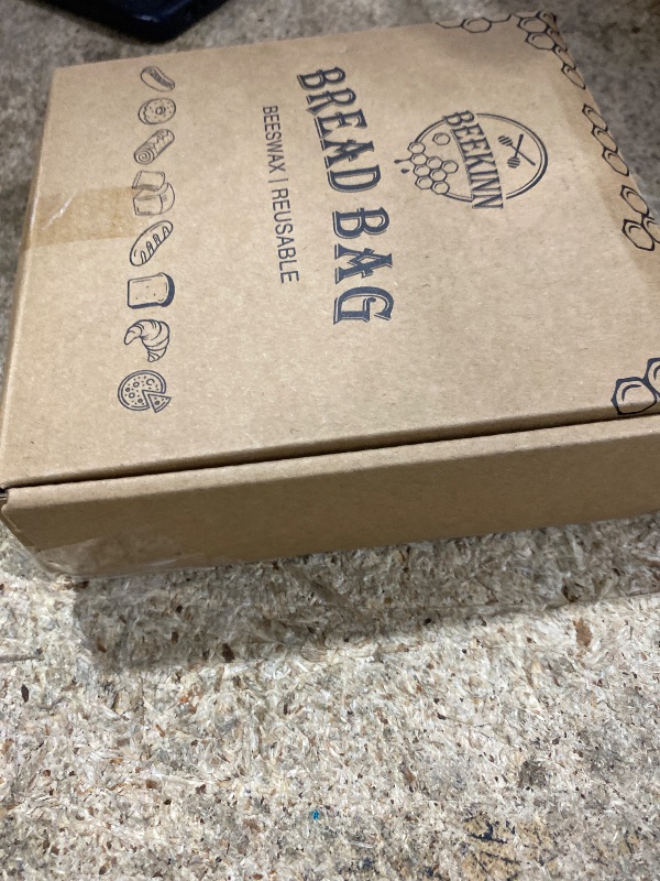 Photo 1 of 2 Pack Beeswax Bread Bags for Homemade Bread with Zipper, Large 13x17'' Reusable Beeswax Sourdough Bread Storage Bag, Keep Loaves Fresh Longer, Freezer Safe & Airtight, Natural, Zero Waste