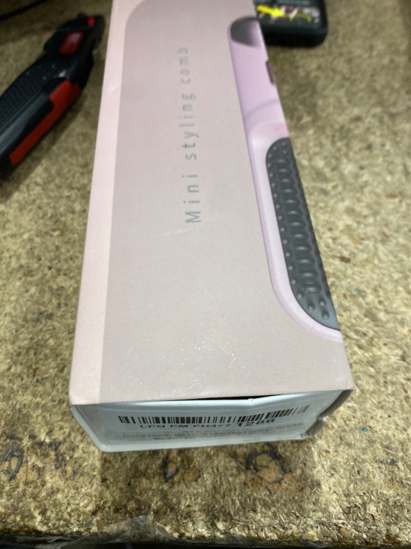 Photo 1 of 2025 Hair Straightener Brush Pale Pink