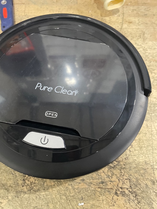 Photo 1 of ** For parts only does not power on ** Robot Automatic Vacuum Cleaner - Upgraded Lithium Battery 90 Min Run Time - Bot Self Detects Stairs Pet Hair Allergies Friendly Home Cleaning for Carpet Hardwood Floor - PUCRC26B, Black