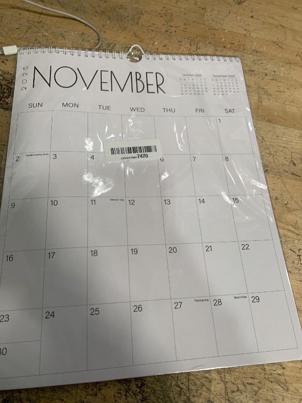 Photo 1 of 2026 Calendar - 18-Month Wall Calendar 2026 from January 2026 to June 2027, 11'' x 14'' Hanging Calendar 2026 with Holiday Marked, Premium Paper for Organizing