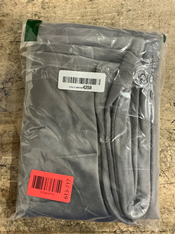 Photo 1 of 2 Pack Zippered Velvet Queen Pillowcases, Super Soft and Cozy Luxury Fuzzy Flannel Pillow Cases with Zipper, 20x30 Inches, Dark Grey