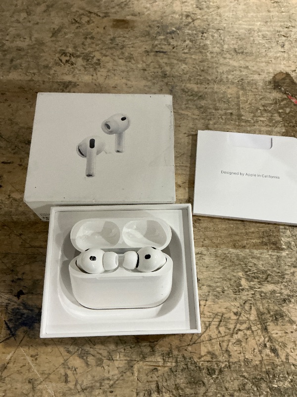 Photo 1 of *CONNECTED TO PREVIOUS OWNER* Apple AirPods Pro 3 Wireless Earbuds, Active Noise Cancellation, Live Translation, Heart Rate Sensing, Hearing Aid Feature, Bluetooth Headphones, Spatial Audio, High-Fidelity Sound, USB-C Charging
