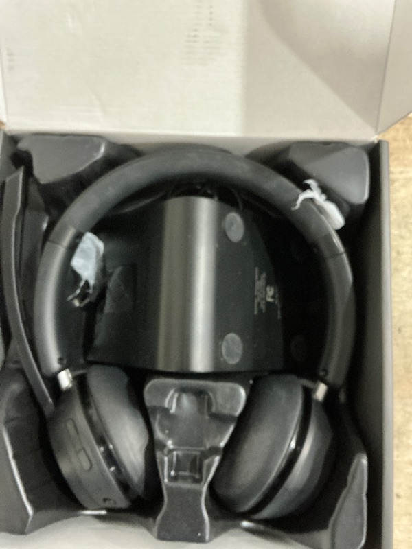 Photo 1 of (Upgraded Version) Wireless Headset, Bluetooth Headset with Noise Cancelling Microphone, Best Headphones with Mic Mute & USB Dongle for PC/Computer/Laptop/Cell Phones/Remote Work/Call Center