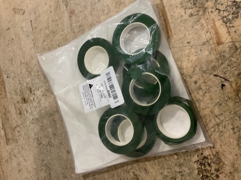 View 2 of ***ONLY 6 ROLLS*** Phinus 6 Rolls Floral Tape, 1/2 Inch x 30 Yard Flower Tape, Green Floral Tape for Floral Crafts Supply, Bouquet Stem Wrapping, Wedding Bouquet (Dark Green and Green)