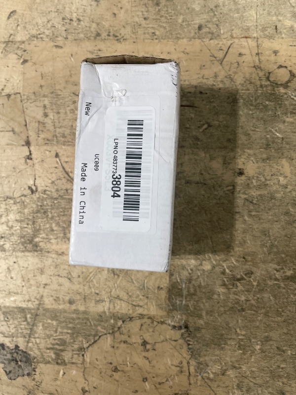 Photo 1 of 1" DD X 3/4" DD Chrome Steering Universal Joint Single U Joint Shaft,Total Length: 83mm (3-1/4")