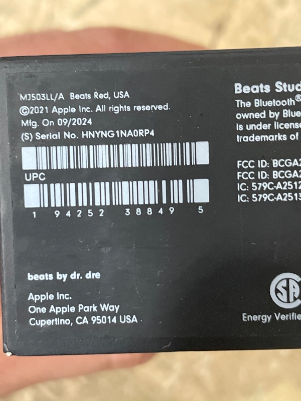 Photo 1 of ***PARTIALLY FUNCTIONING/ ONLY RIGHT EAR WORKS LEFT NON-FUNCTIONAL*** Beats Studio Buds - True Wireless Noise Cancelling Earbuds - Compatible with Apple & Android, Built-in Microphone, IPX4 Rating, Sweat Resistant Earphones, Class 1 Bluetooth Headphones -