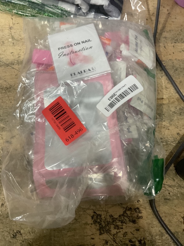Photo 1 of 20PCS Press On Nail Tool Kit: Nail Prep Kit with Glue, Remover, Mini File, Buffer, Prep Pad, Adhesive Tabs, Wood Stick, Instruction Card