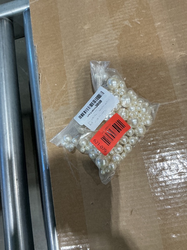 Photo 1 of *MISSING PARTS UNKNOWN*
White Vase Filler | 150PCS Pearls Bead for Centerpieces Vases | 8/14/20 mm No Hole Beads, Fake Pearls for Wedding Birthday Theme Party Table Centerpieces Decor