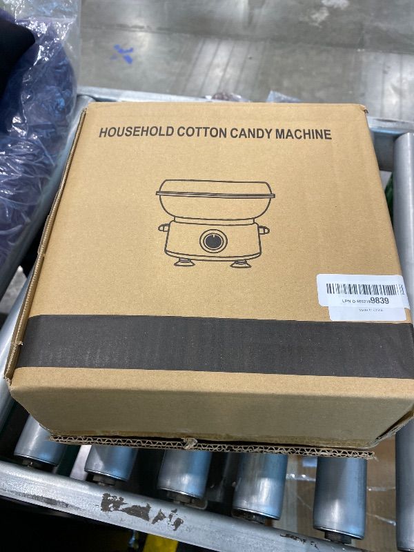 Photo 1 of *MINOR DAMAGE - USED*
Cotton Candy Machine for Kids & Family, Mini Cotton Candy Maker with 10 Sticks & Sugar Scoop, Home Birthday Family Party Christmas Gift