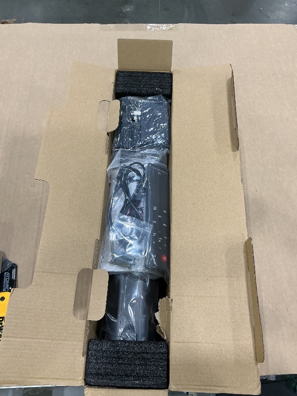 Photo 1 of *USED*
Saiyin Sound Bar for Smart TV, 60W Bluetooth 5.3 Soundbar with Dual Bass Drivers&Clear Voice, Virtual Surround Sound System with TV-ARC/Optical/AUX for TV/PC/Gaming/Projectors, 17 inch, Wall Mountable