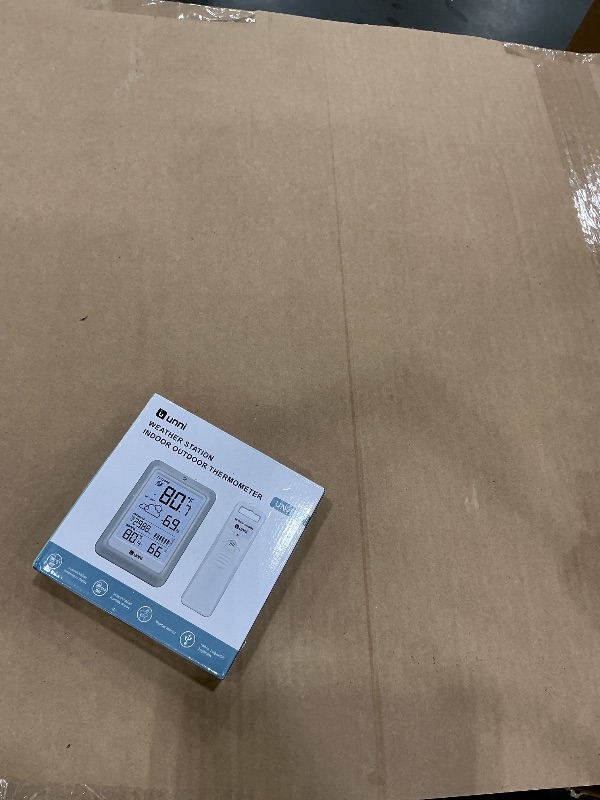 Photo 1 of *UNTESTED*
Wireless Weather Stations, with 330ft Range Sensor and Adjustable Backlight Inside Outside Monitor (White)