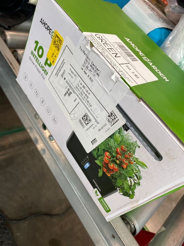 Photo 1 of *MINOR DAMAGE - USED*
Ahopegarden Indoor Garden Hydroponics Growing System: 10 Pods Plant Germination Kit Herb Vegetable Growth Lamp Countertop with LED Grow Light - Hydrophonic Planter Grower Harvest Lettuce