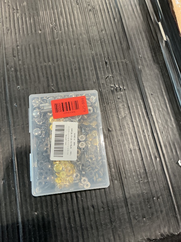 Photo 1 of 100Sets Snaps Button Kit, 12mm Leather Snaps Fasteners, Metal Button Press Studs with 4 Install Tools 4 Colors for Leather Bag Clothes Jackets Jeans Wears Bracelets Fashion DIY Sewing