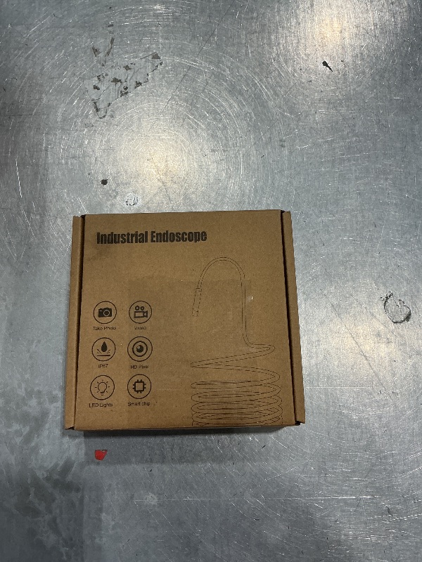 Photo 1 of [Dual-Lens] Endoscope Camera with Light, 1920P HD Borescope with 8+1 Adjustable LED Lights, IP67 Waterproof 16.5FT Semi-Rigid Snake Cord Inspection Camera for iPhone, iPad and Android Phone (Type C)