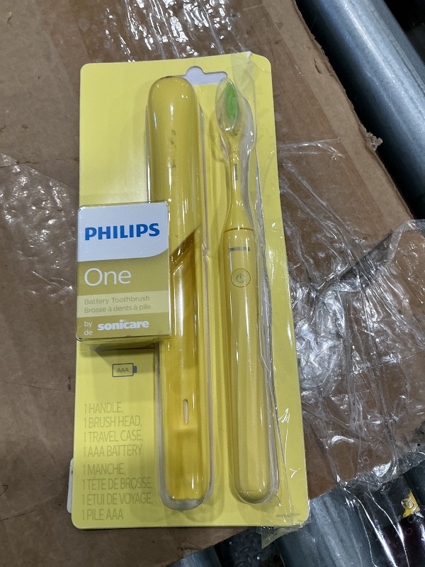 Photo 1 of *USED*
Philips Sonicare Battery Toothbrush, Mango Yellow, HY1100/02