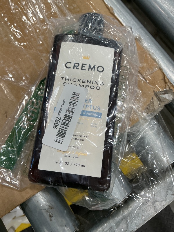 Photo 1 of ***SEE CLERK COMMENTS*** Cremo Juniper & Eucalyptus Barber Grade Thickening Shampoo, 16 Fl Oz