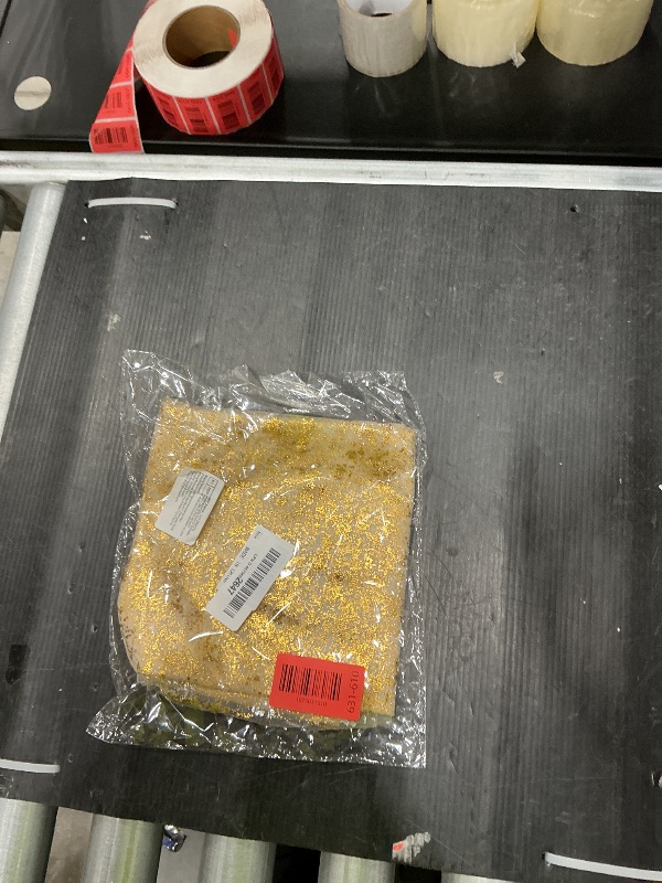 Photo 1 of 10FT Gold Table Runner, Gold Foil Glitter Sheer Sequin Table Runners 120 Inches Long, Wedding Centerpiece Tables Decorations for Party Supplies Birthday Bridal Shower Christmas Home Decor