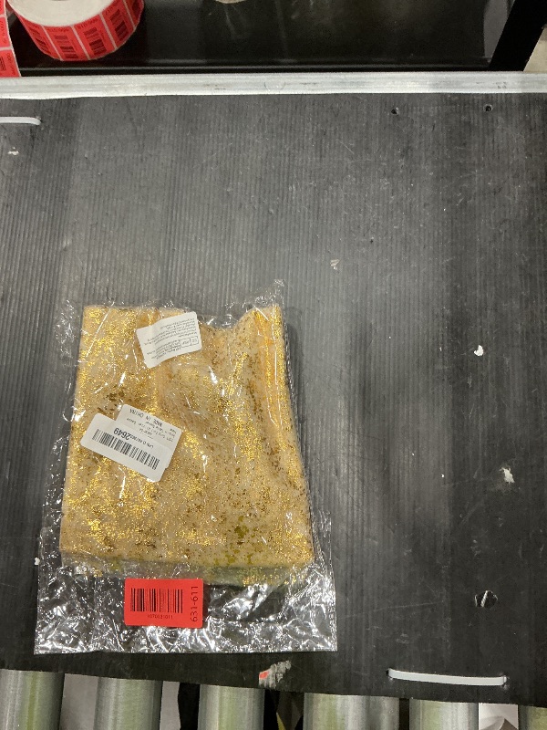 Photo 1 of 10FT Gold Table Runner, Gold Foil Glitter Sheer Sequin Table Runners 120 Inches Long, Wedding Centerpiece Tables Decorations for Party Supplies Birthday Bridal Shower Christmas Home Decor